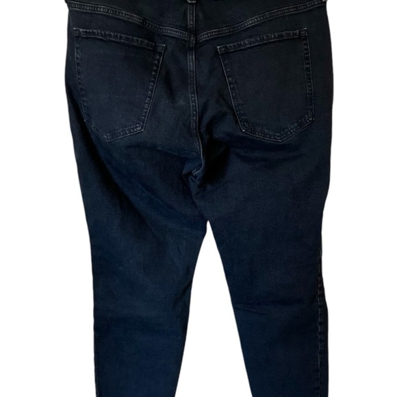 ❤️* OLD NAVY BLACK DISTRESSED JEANS SECRET SLIMMING PANEL   SIZE: 16 - Picture 8 of 8